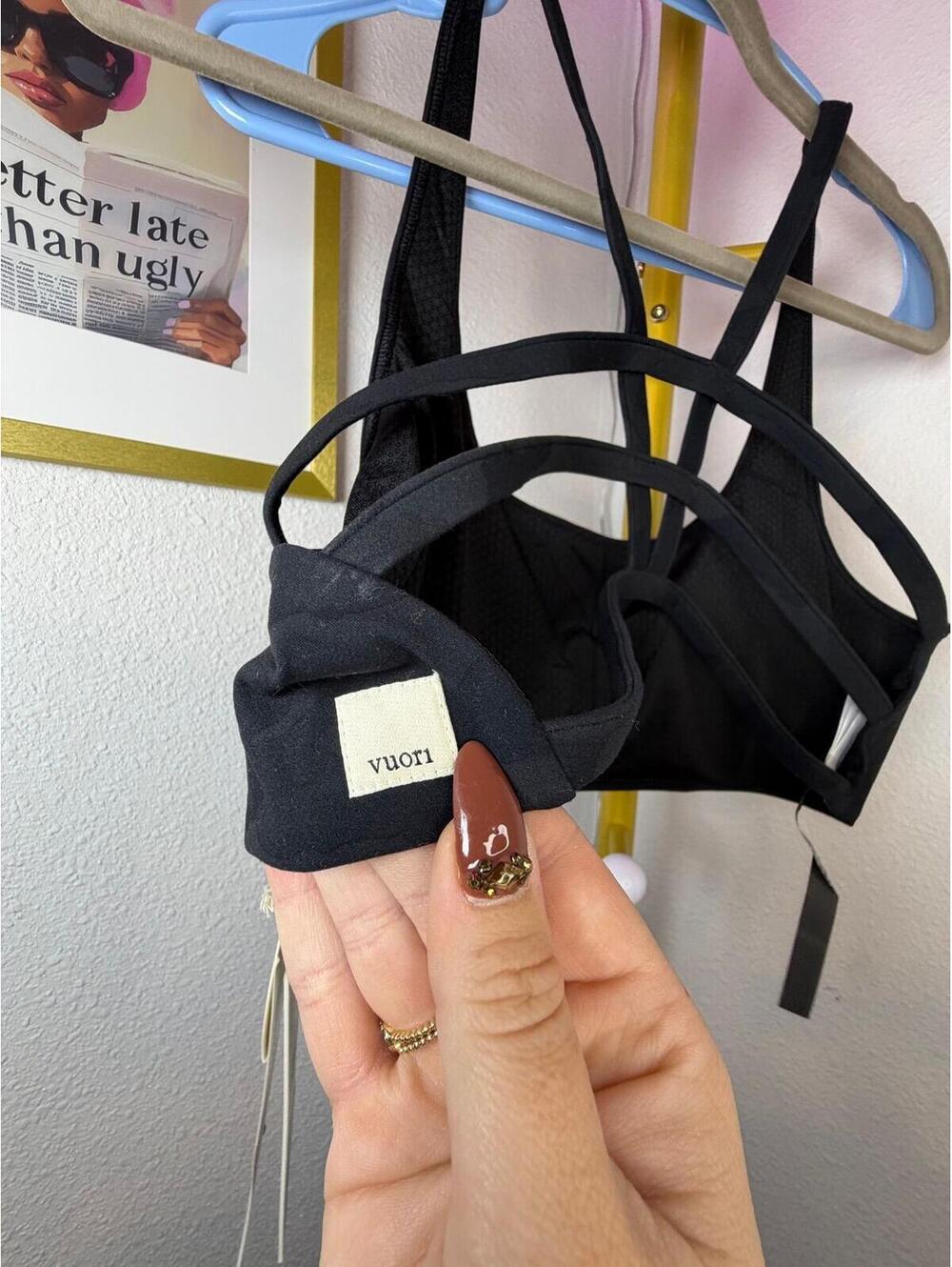 VUORI YOSEMITE BRA NWT - BLK CAMO XL - Picture 2 of 5